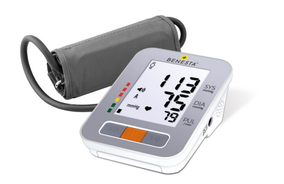 BAUMANÓMETRO DIGITAL AUTOMATICO PARLANTE PARA BRAZO BENESTA