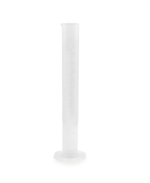 Probeta Graduada de Plástico – Capacidad de 250 ml.
