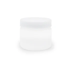 Pomadera Plástica 60 ml – Polietileno Soplado con Tapa de Polipropileno Blanco.