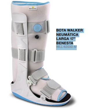 BOTA WALKER NEUMÁTICA LARGA 17” BENESTA