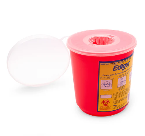 Contenedor para punzocortantes de 1.5 L