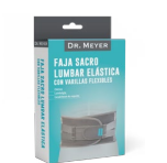FAJA SACRO LUMBAR ELÁSTICA GRIS