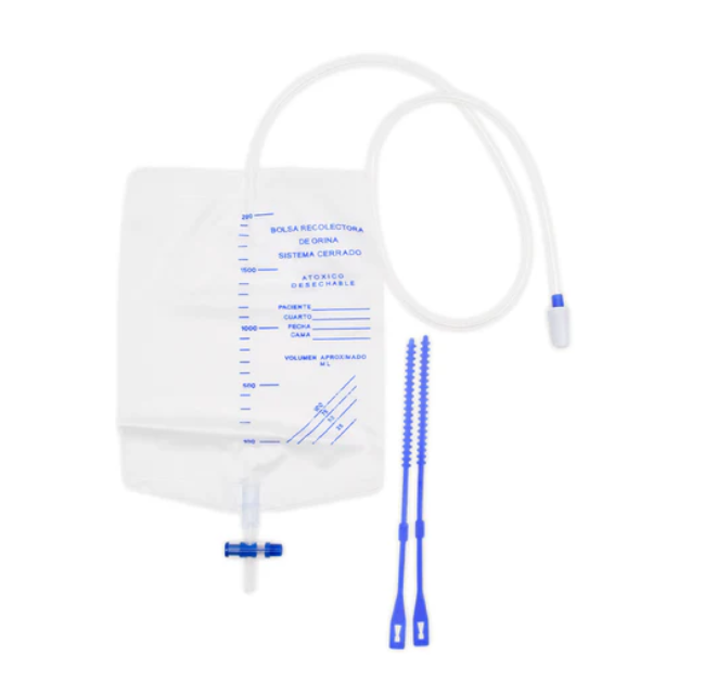 Bolsa rec. orina con 2 lt.