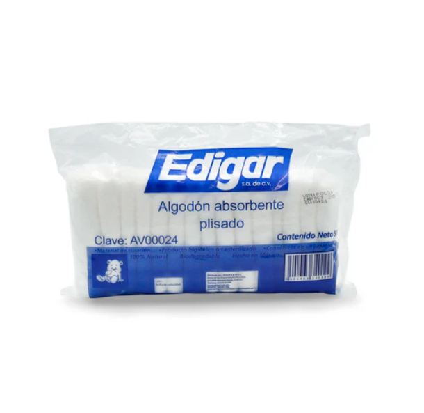 Algodón absorbente plisado 50 g.