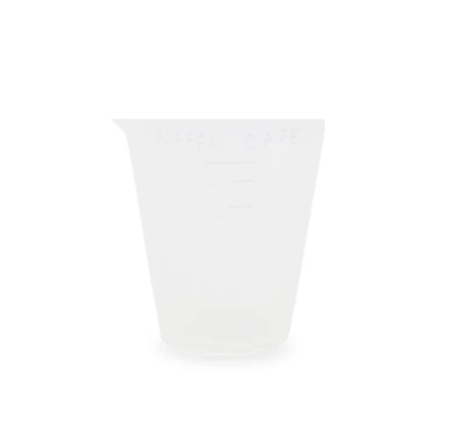 Vaso dosificador de plástico