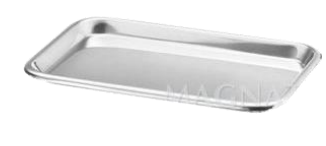 CHAROLA REGTANGULAR PLANA (para mesa mayo)
