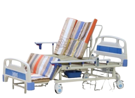 CAMA SEMI ELÉCTRICA DE 5 POSICIONES CON POSICIÓN DE SILLA CARDIACA MEDSTAR
