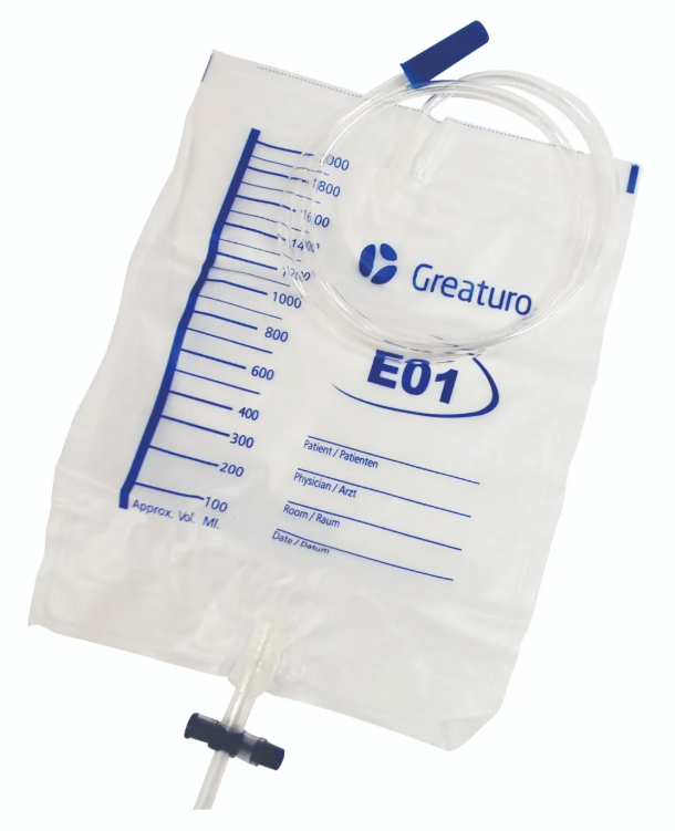 Bolsa recolectora de orina Medstar para cama rectangular 2000 ml