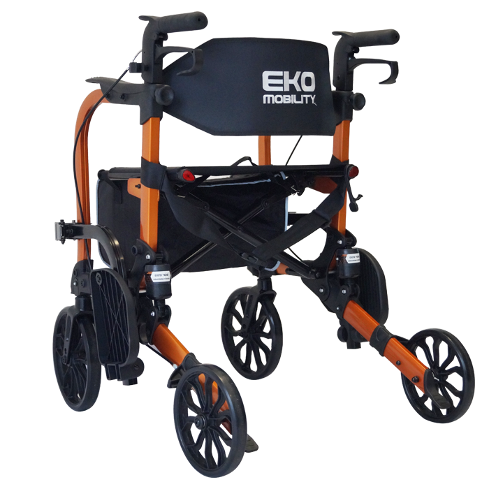 ANDADERA ROLLATOR HIDRIDA DE ALUMINIO