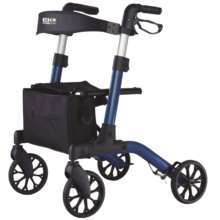 ANDADERA ROLLATOR DEPORTIVA DOBLE PLEGADO RUEDA 8”