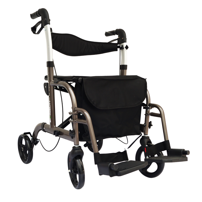ANDADERA ROLLATOR HIBRIDA DE LUJO