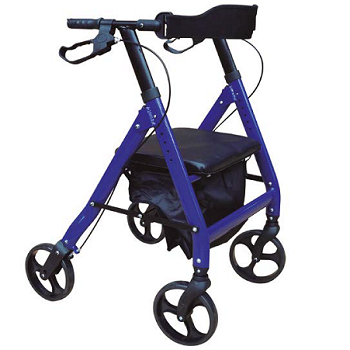 ANDADERA ROLLATOR AZUL