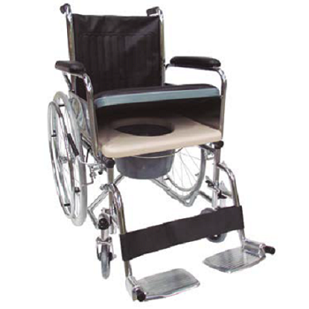 SILLA DE RUEDAS CON CÓMODO