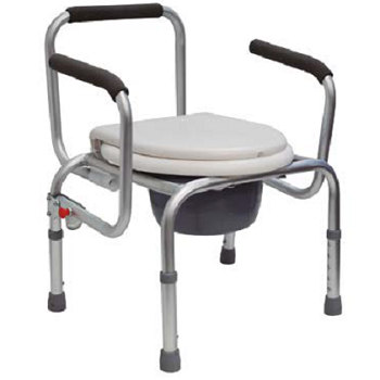 SILLA CÓMODO DE ALUMINIO