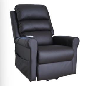 Sillón reclinable con sistema  de masaje y calor